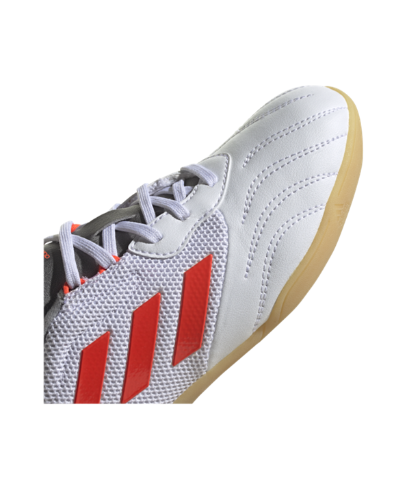 Adidas Copa SENSE.3 IN Sala White Spark J Niños – Blanco Rojo Gris