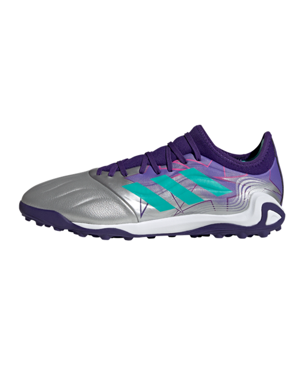 Adidas Copa SENSE.3 TF Champions Code – Plata Violeta