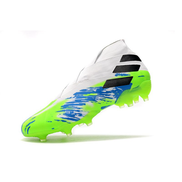 Adidas Nemeziz 19+ FG – Blanco Verde Azul