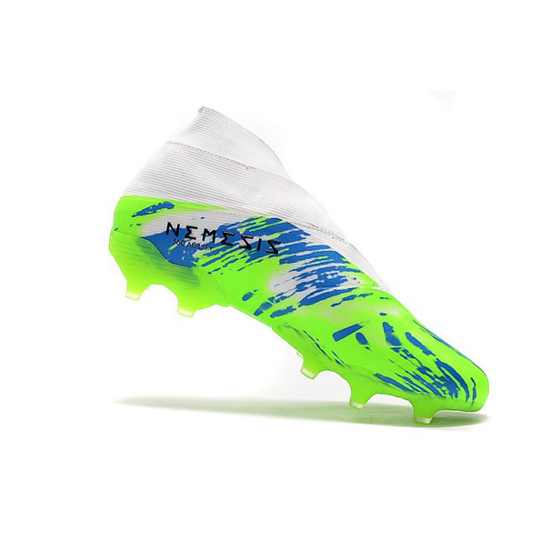 Adidas Nemeziz 19+ FG – Blanco Verde Azul