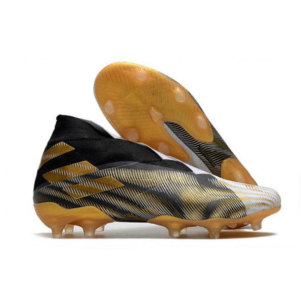 Adidas Nemeziz 19+ FG – Negro Oro Blanco