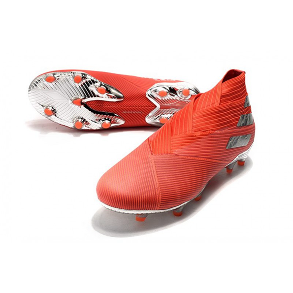 Adidas Nemeziz 19+ FG – Rojo Plata