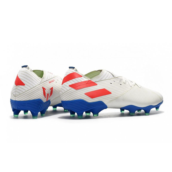 Adidas Nemeziz 19.1 FG – Blanco Azul Rojo