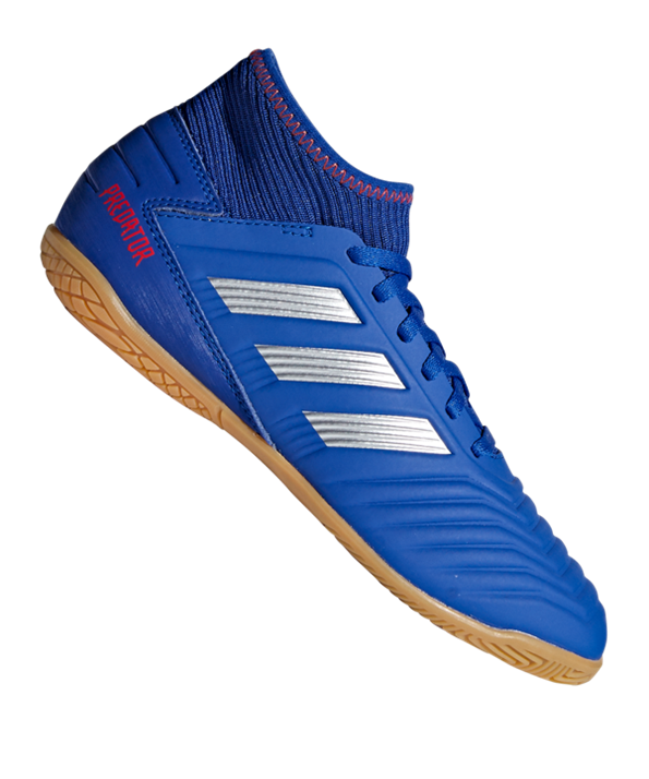 Adidas Predator 19.3 IN J Halle Niños – Azul Siliver