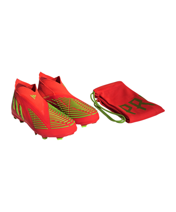 Adidas Predator EDGE+ FG Niños Game Data – Rojo Verde