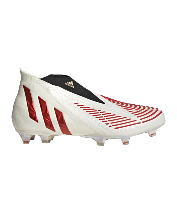 Adidas Predator EDGE+ FG Showdown – Blanco Rojo Oro