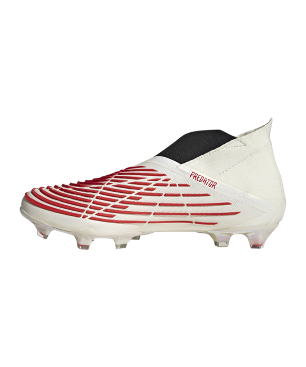 Adidas Predator EDGE+ FG Showdown – Blanco Rojo Oro