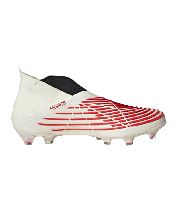 Adidas Predator EDGE+ FG Showdown – Blanco Rojo Oro