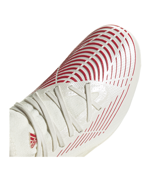 Adidas Predator EDGE.3 FG Showdown – Blanco Rojo Oro