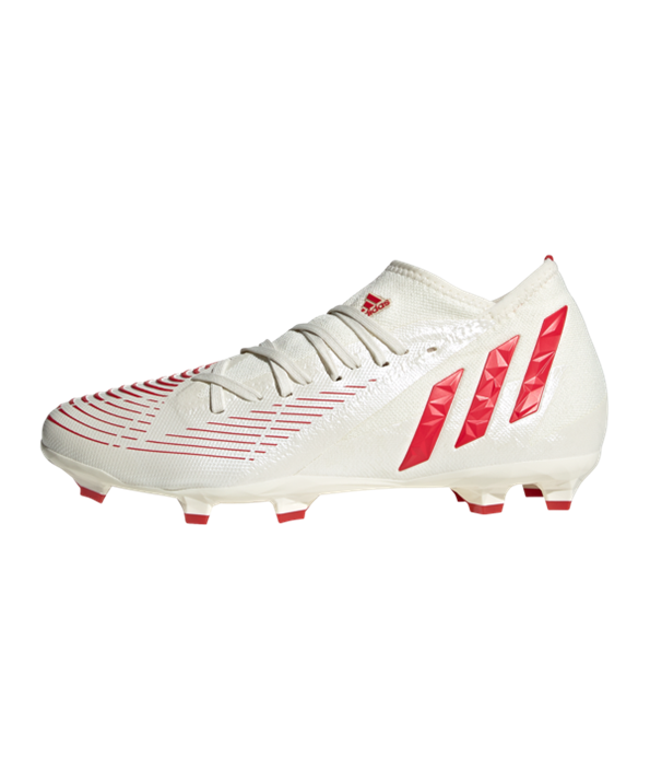 Adidas Predator EDGE.3 FG Showdown – Blanco Rojo Oro