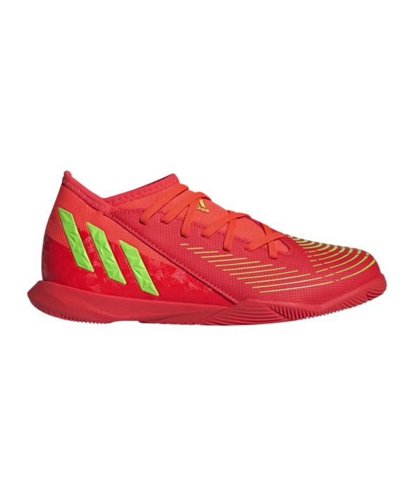 Adidas Predator EDGE.3 IN Halle Game Data Niños – Rojo Verde