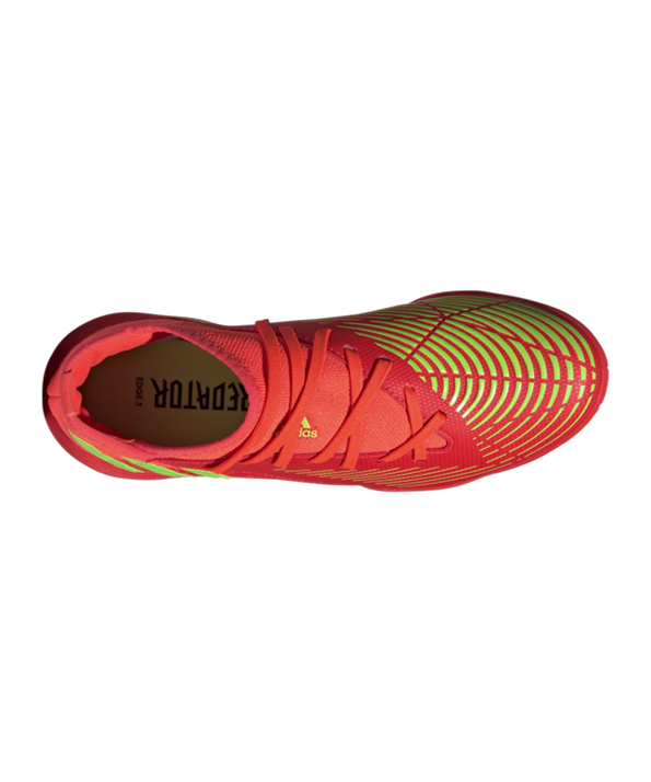 Adidas Predator EDGE.3 IN Halle Game Data Niños – Rojo Verde