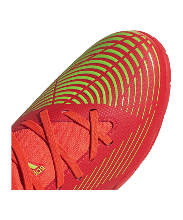 Adidas Predator EDGE.3 IN Halle Game Data Niños – Rojo Verde