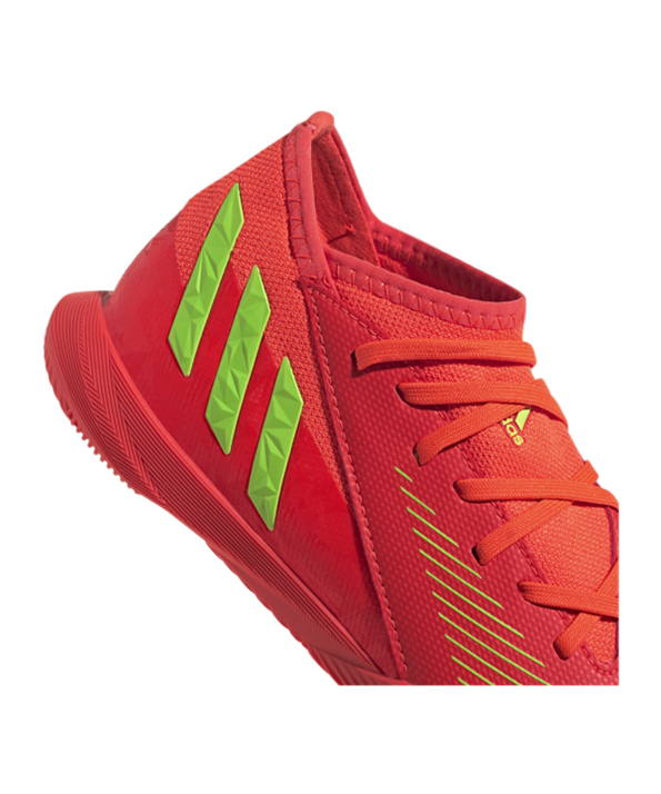 Adidas Predator EDGE.3 IN Halle Game Data Niños – Rojo Verde