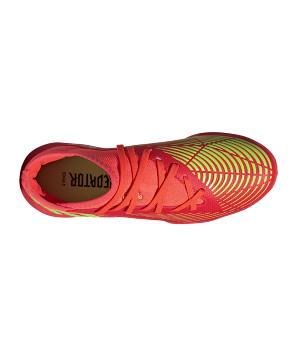 Adidas Predator EDGE.3 TF Game Data Niños – Rojo Verde