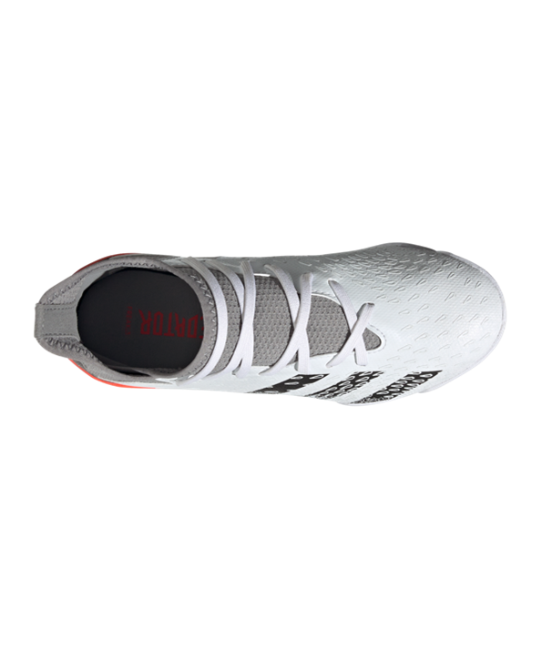 Adidas Predator FREAK.3 IN Halle White Spark J Niños – Blanco Gris Rojo