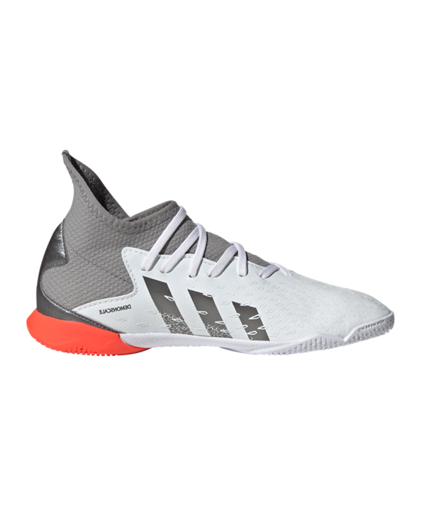 Adidas Predator FREAK.3 IN Halle White Spark J Niños – Blanco Gris Rojo