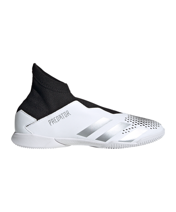 Adidas Predator Inflight 20.3 LL IN Halle J Niños – Blanco Negro Plata