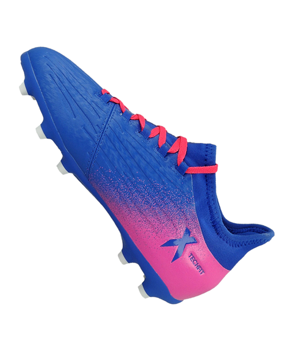 Adidas X 16.1 FG J Niños – Azul Blanco Rosado