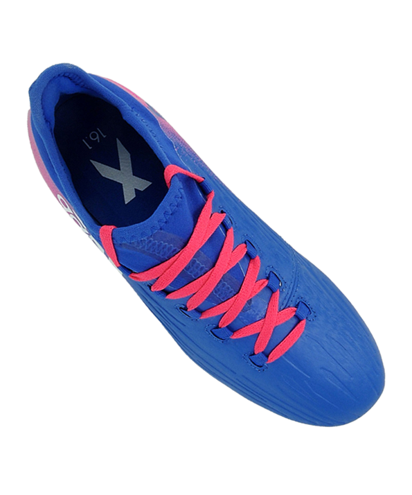 Adidas X 16.1 FG J Niños – Azul Blanco Rosado