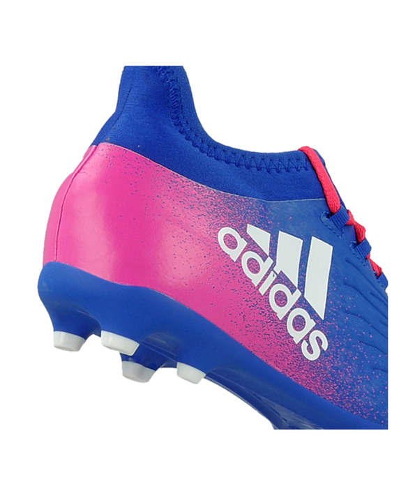 Adidas X 16.1 FG J Niños – Azul Blanco Rosado