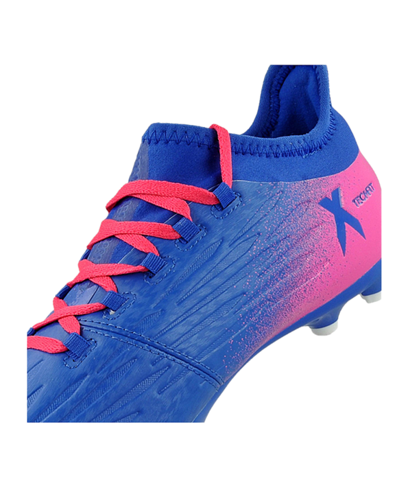 Adidas X 16.1 FG J Niños – Azul Blanco Rosado