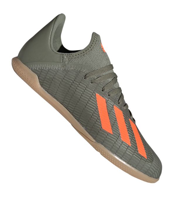 Adidas X Encryption 19.3 IN Halle Niños – Verde Naranja