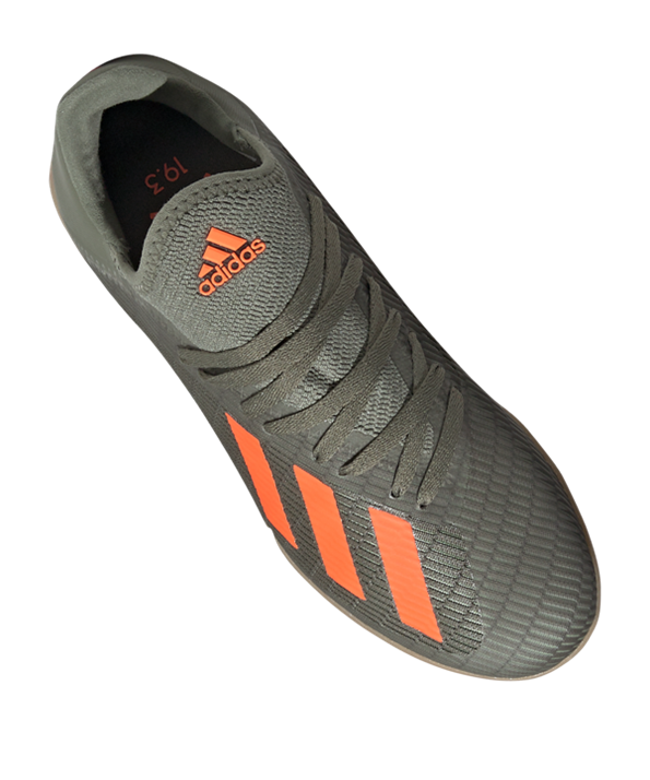 Adidas X Encryption 19.3 IN Halle Niños – Verde Naranja