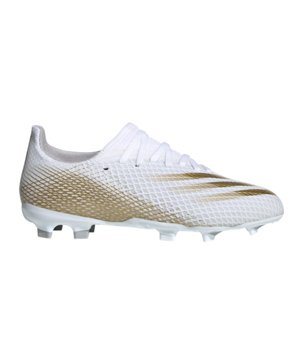 Adidas X GHOSTED.3 FG Inflight J Niños – Blanco Oro