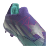 Adidas X SPEEDFLOW+ FG Champions Code J Niños – Violeta Turquesa