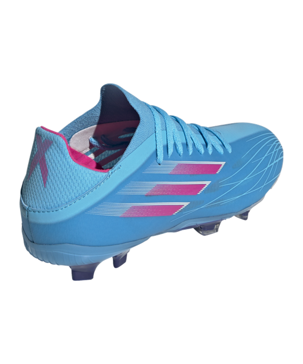 Adidas X SPEEDFLOW.1 FG Sapphire Edge J Niños – Azul Rosado Blanco