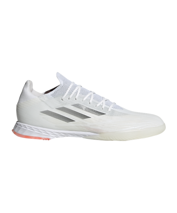 Adidas X SPEEDFLOW.1 IN Halle White Spark – Blanco Gris Rojo