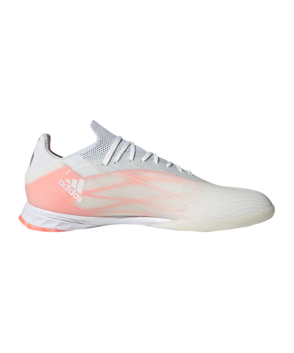 Adidas X SPEEDFLOW.1 IN Halle White Spark – Blanco Gris Rojo