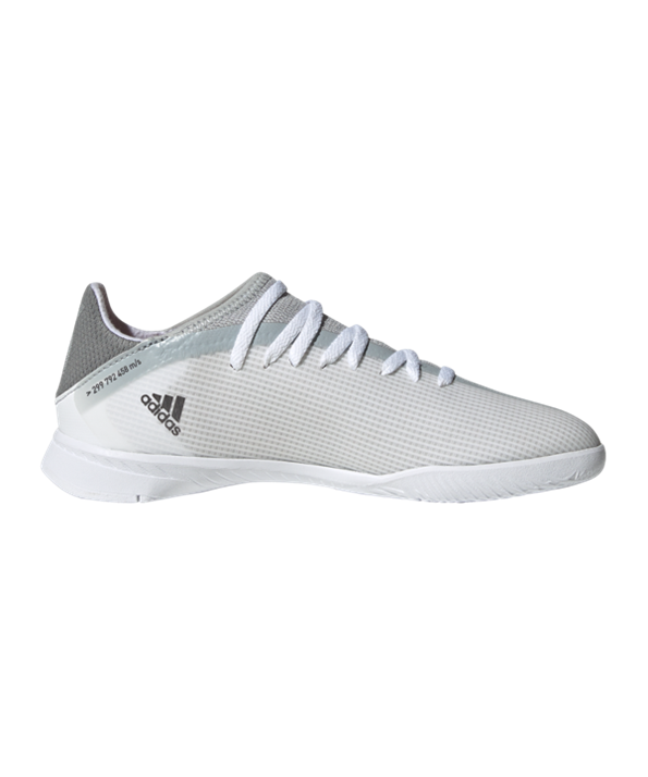 Adidas X SPEEDFLOW.3 IN Halle White Spark J Niños – Blanco Gris