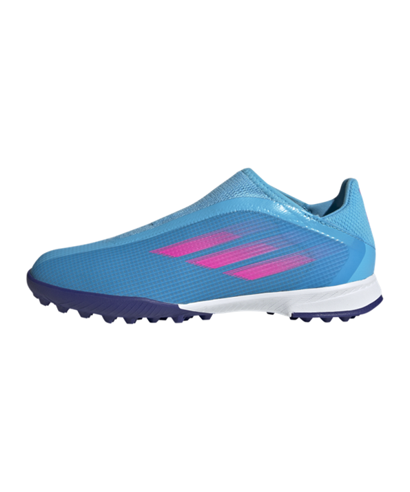 Adidas X SPEEDFLOW.3 LL TF Sapphire Edge Niños – Azul Rosado Blanco