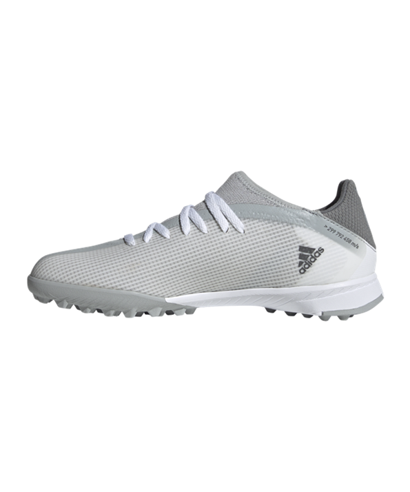 Adidas X SPEEDFLOW.3 TF White Spark J Niños – Blanco Gris