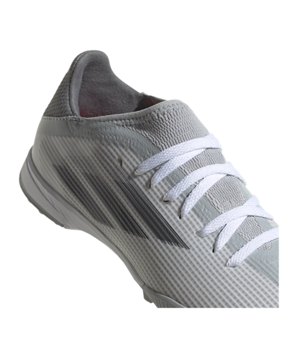 Adidas X SPEEDFLOW.3 TF White Spark J Niños – Blanco Gris