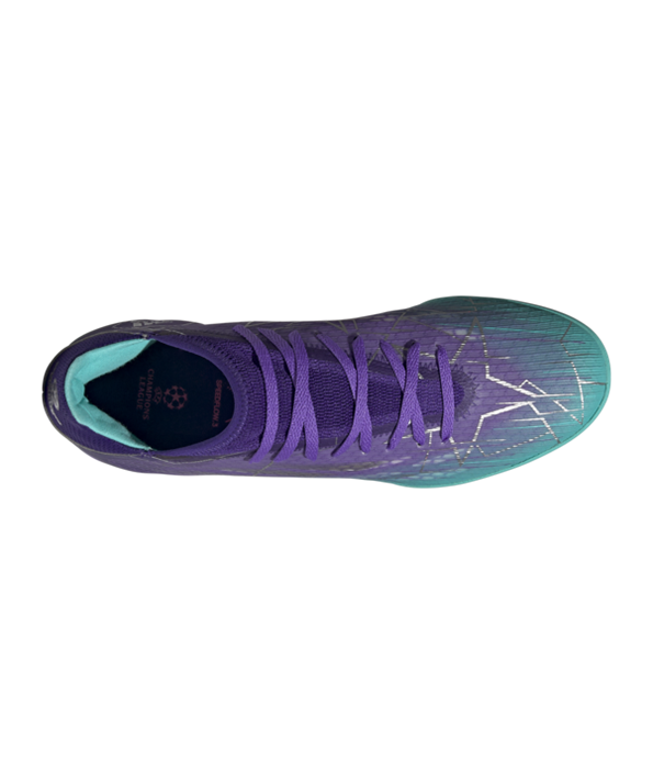 Adidas X SPEEDFLOW.3 TF Champions Code – Violeta Turquesa