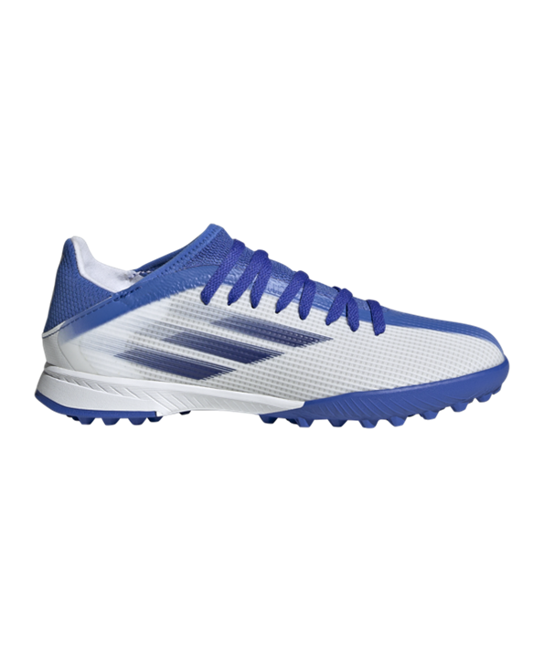 Adidas X SPEEDFLOW.3 TF Diamond Edge J Niños – Blanco Azul