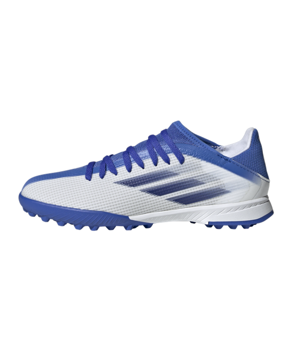 Adidas X SPEEDFLOW.3 TF Diamond Edge J Niños – Blanco Azul