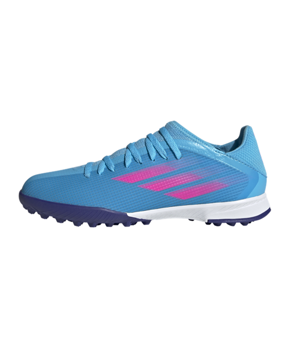 Adidas X SPEEDFLOW.3 TF Sapphire Edge J Niños – Azul Rosado Blanco