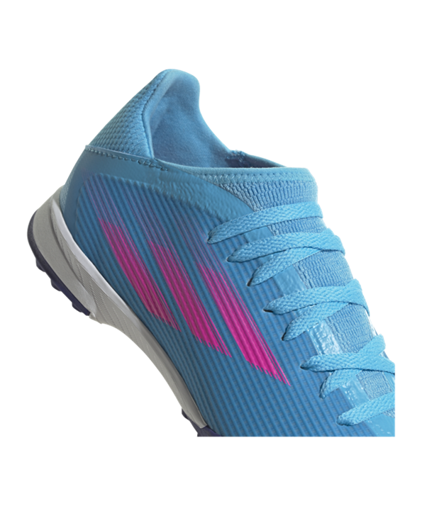 Adidas X SPEEDFLOW.3 TF Sapphire Edge J Niños – Azul Rosado Blanco