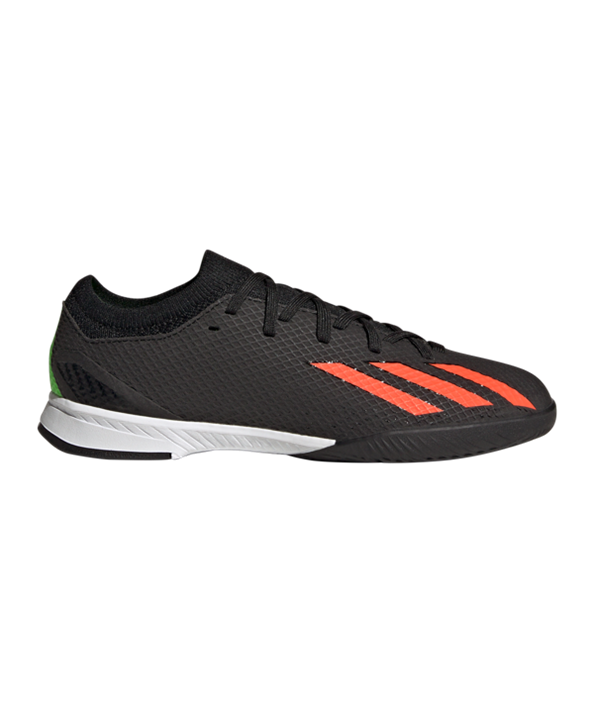 Adidas X Speedportal.3 IN Halle Shadowportal Niños – Negro Rojo Verde