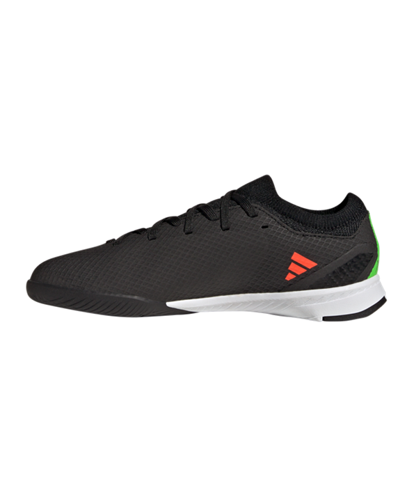 Adidas X Speedportal.3 IN Halle Shadowportal Niños – Negro Rojo Verde