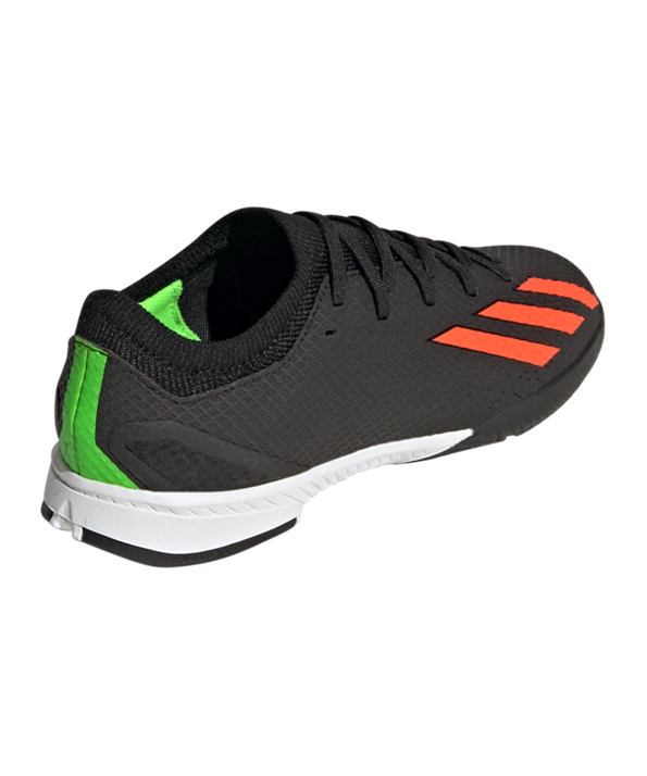 Adidas X Speedportal.3 IN Halle Shadowportal Niños – Negro Rojo Verde