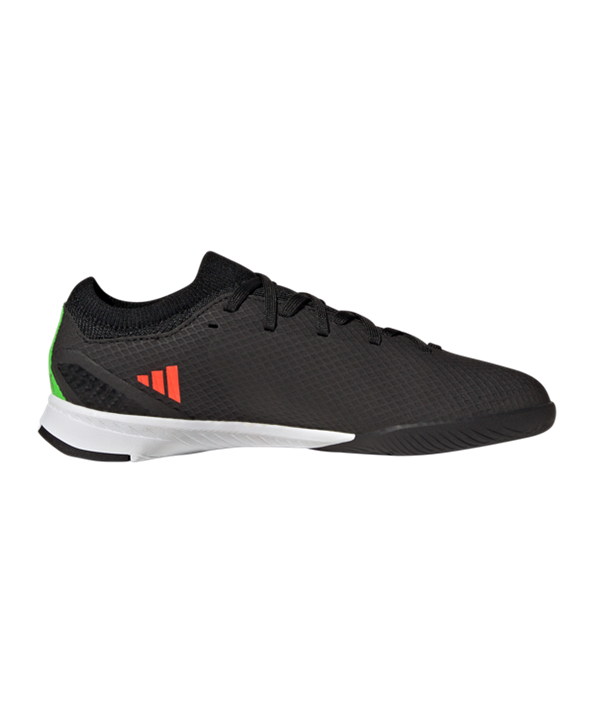 Adidas X Speedportal.3 IN Halle Shadowportal Niños – Negro Rojo Verde