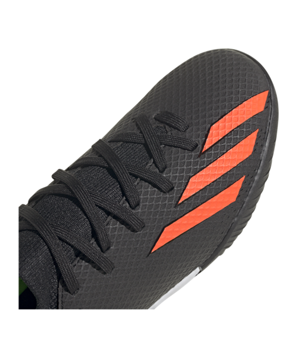 Adidas X Speedportal.3 IN Halle Shadowportal Niños – Negro Rojo Verde