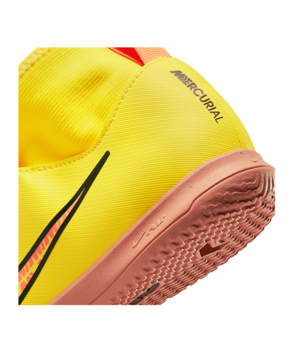 Nike Jr Air Zoom Mercurial Superfly IX Academy IC Halle Niños Lucent – Amarillo Rosado F780