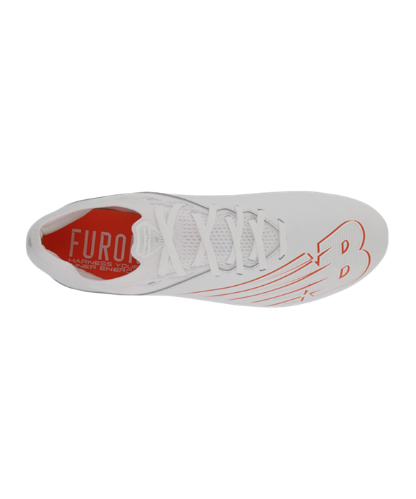 New Balance Furon V6+ Tri Aura Pro Leather FG – Blanco FW65