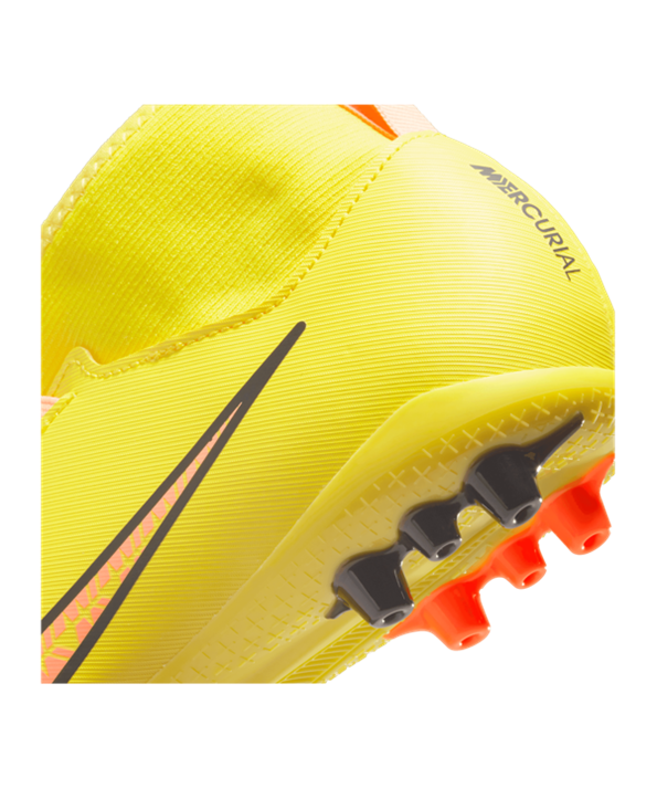 Nike Jr Air Zoom Mercurial Superfly IX Academy AG Niños Lucent – Amarillo Rosado F780